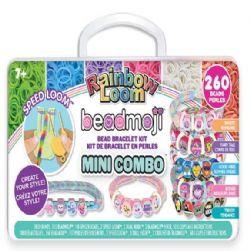 RAINBOW LOOM - MINI COMBO ENSEMBLE DE BRACELETS ET PERLES - BEADMOJI